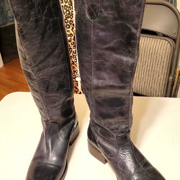 Womens Thigh High Leather boots - Picture 1 of 2